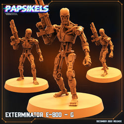 3D Printed Papsikels Cyberpunk Exterminator E-800 Set - 28mm 32mm (Online Only)