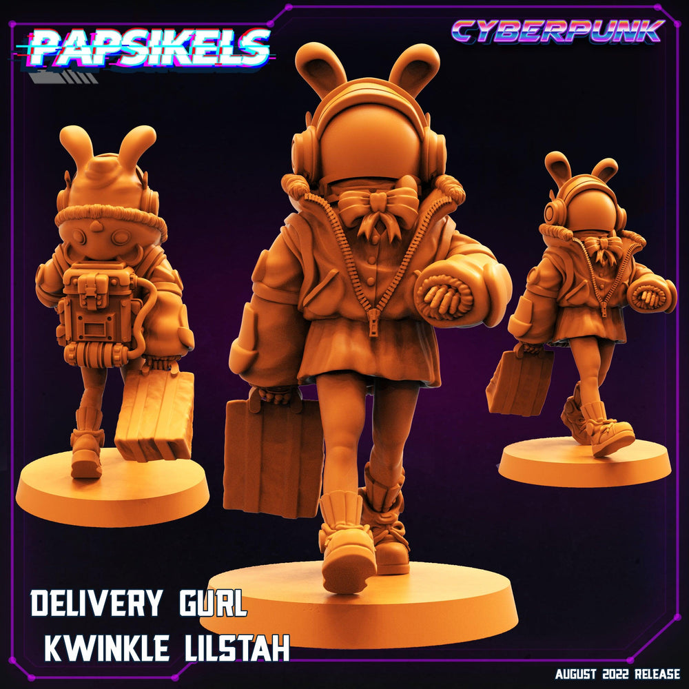 3D Printed Papsikels Cyberpunk Sci-Fi Cyber Delivery Set - 28mm 32mm (Online Only)