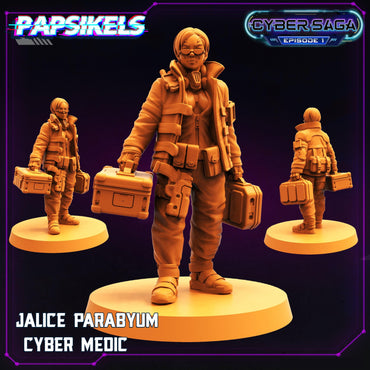 3D Printed Papsikels Cyberpunk Sci-Fi Cyber Medic Jalice Parabyum Cyber Saga - 28mm 32mm (Online Only)