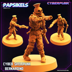 3D Printed Papsikels Cyberpunk Sci-Fi Cyber Skelepunk Set- 28mm 32mm (Online Only)