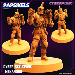 3D Printed Papsikels Cyberpunk Sci-Fi Cyber Skelepunk Set- 28mm 32mm (Online Only)