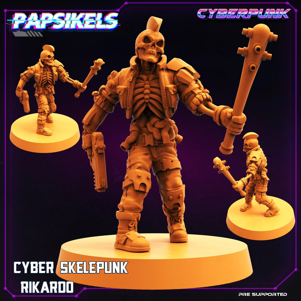 3D Printed Papsikels Cyberpunk Sci-Fi Cyber Skelepunk Set- 28mm 32mm (Online Only)