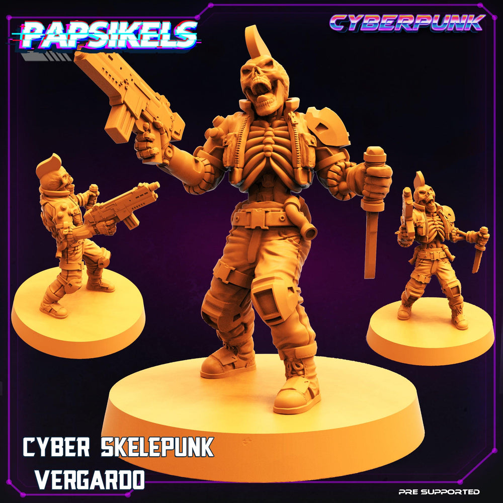 3D Printed Papsikels Cyberpunk Sci-Fi Cyber Skelepunk Set- 28mm 32mm (Online Only)