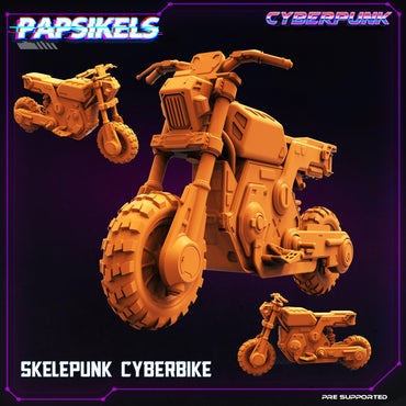 3D Printed Papsikels Cyberpunk Sci-Fi Cyber Skelerider Arturito - 28mm 32mm (Online Only)