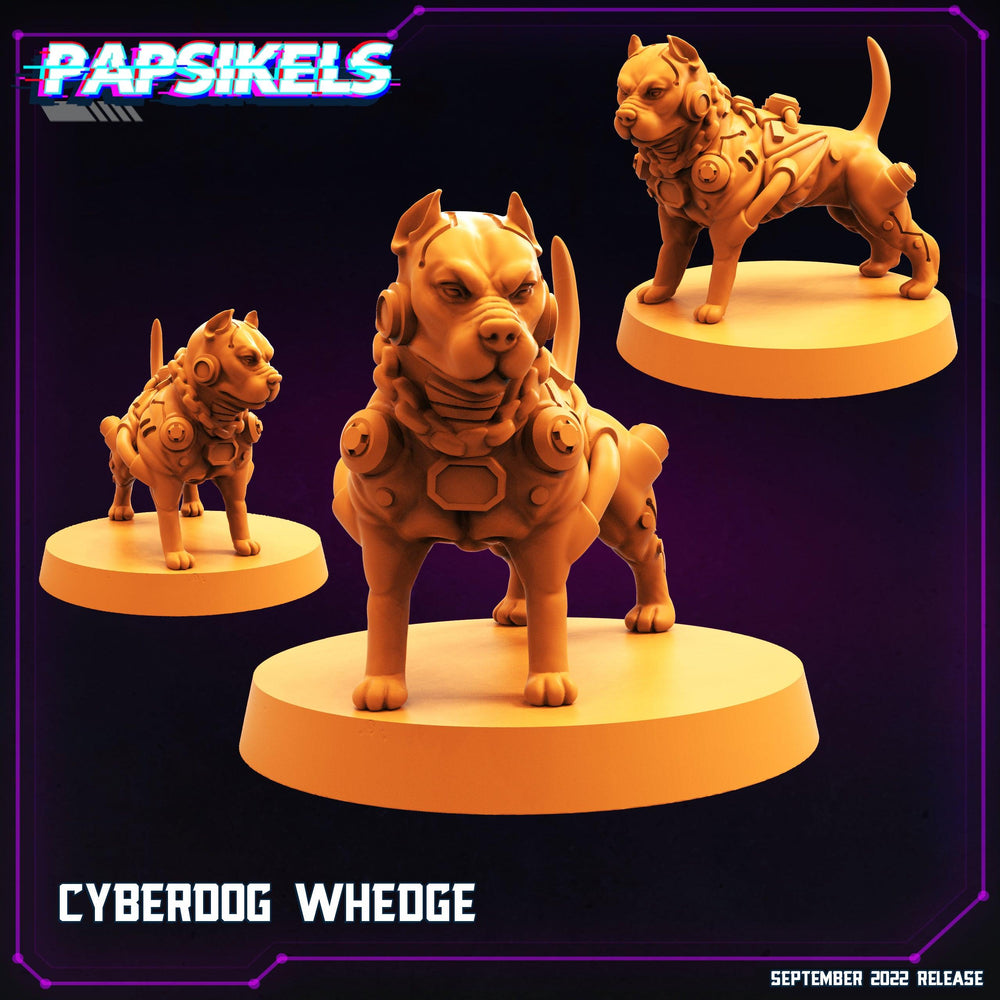 3D Printed Papsikels Cyberpunk Sci-Fi Cyberdog Whedge - 28mm 32mm (Online Only)