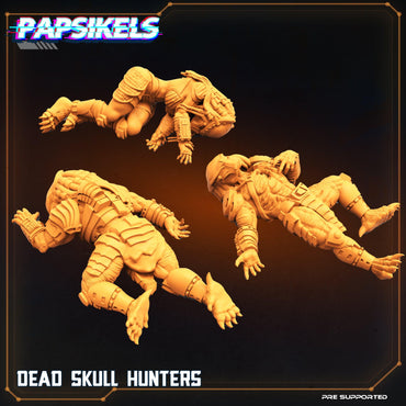 3D Printed Papsikels Cyberpunk Sci-Fi Dead Skull Hunter Set - 28mm 32mm (Online Only)