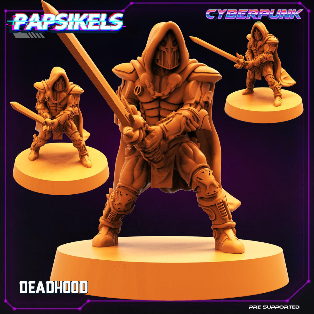 3D Printed Papsikels Cyberpunk Sci-Fi Deadhood - 28mm 32mm (Online Only)