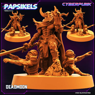 3D Printed Papsikels Cyberpunk Sci-Fi Deadmoon - 28mm 32mm (Online Only)