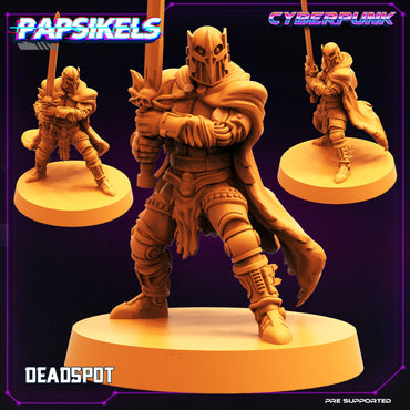 3D Printed Papsikels Cyberpunk Sci-Fi Deadspot - 28mm 32mm (Online Only)
