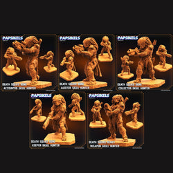 3D Printed Papsikels Cyberpunk Sci-Fi Death Squad Bone Set - 28mm 32mm (Online Only)