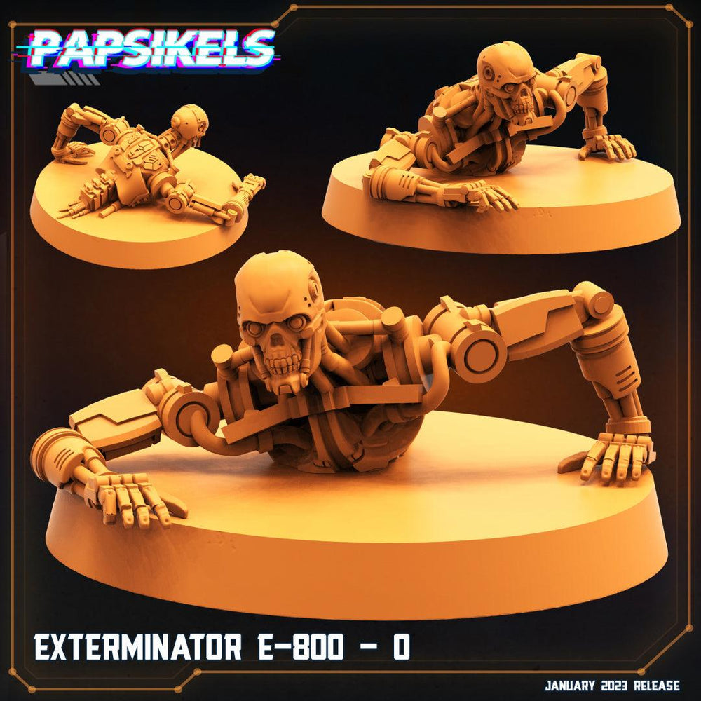 3D Printed Papsikels Cyberpunk Sci-Fi - E-1000 Annihilator - O - 28mm 32mm (Online Only)