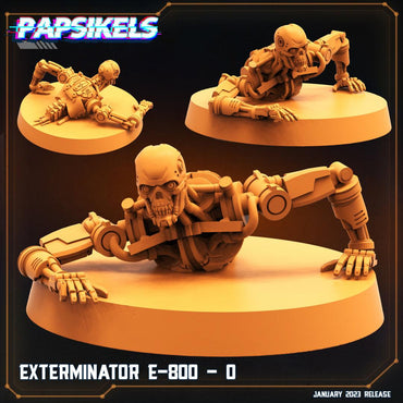 3D Printed Papsikels Cyberpunk Sci-Fi - E-1000 Annihilator - O - 28mm 32mm (Online Only)