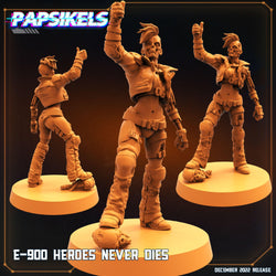 3D Printed Papsikels Cyberpunk Sci-Fi E-900 Set - 28mm 32mm (Online Only)