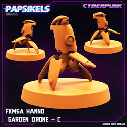 3D Printed Papsikels Cyberpunk Sci-Fi Fkmsa Hanno Drone Set - 28mm 32mm (Online Only)