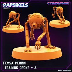 3D Printed Papsikels Cyberpunk Sci-Fi Fkmsa Hanno Drone Set - 28mm 32mm (Online Only)