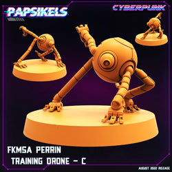 3D Printed Papsikels Cyberpunk Sci-Fi Fkmsa Hanno Drone Set - 28mm 32mm (Online Only)
