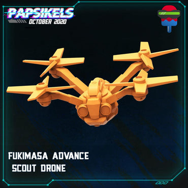 3D Printed Papsikels Cyberpunk Sci-FI Fukimasa Advance Scout Drone - 28mm 32mm (Online Only)