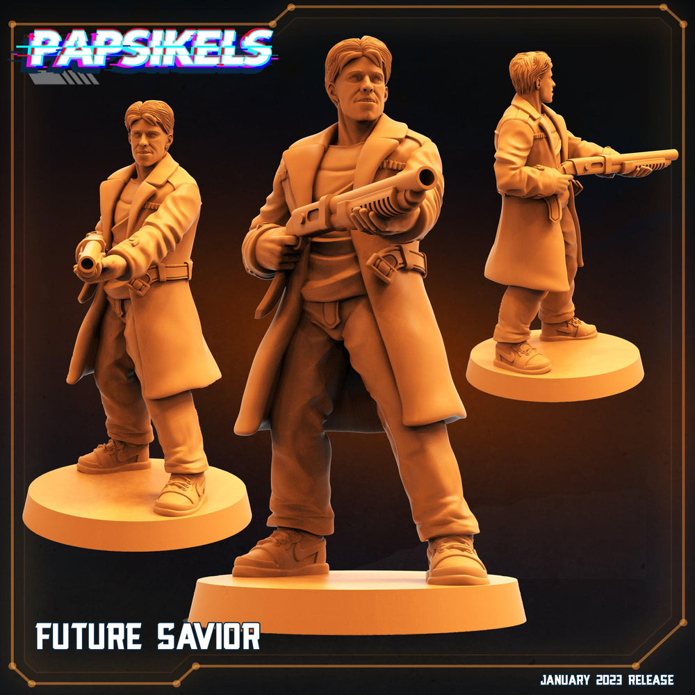 3D Printed Papsikels Cyberpunk Sci-Fi Future Savior 28mm 32mm (Online Only)