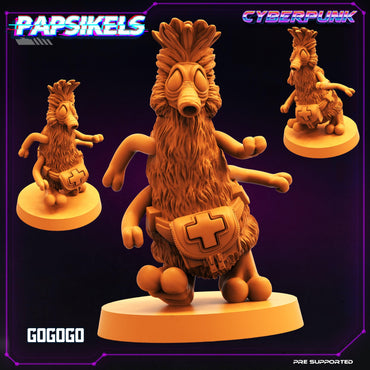 3D Printed Papsikels Cyberpunk Sci-Fi GOGOGO - 28mm 32mm (Online Only)