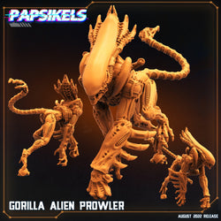 3D Printed Papsikels Cyberpunk Sci-Fi Gorilla Alien Set - 28mm 32mm (Online Only)