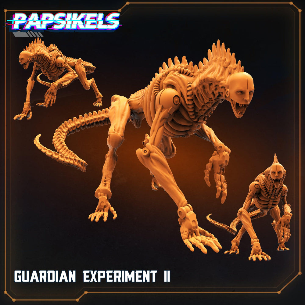 3D Printed Papsikels Cyberpunk Sci-Fi Guardian Experiment Set 2 - 28mm 32mm (Online Only)
