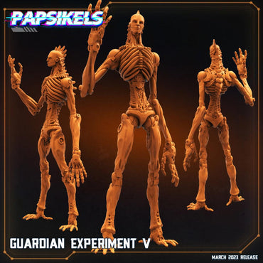 3D Printed Papsikels Cyberpunk  Sci-Fi - Guardian Experiment V - 28mm 32mm (Online Only)