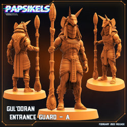 3D Printed Papsikels Cyberpunk Sci-Fi - Guldoran Entrance Guard Set - Star Entrance 28mm 32mm (Online Only)