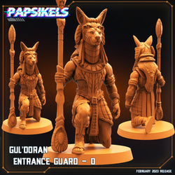 3D Printed Papsikels Cyberpunk Sci-Fi - Guldoran Entrance Guard Set - Star Entrance 28mm 32mm (Online Only)