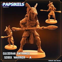 3D Printed Papsikels Cyberpunk Sci-Fi - Guldoran Entrance Warrior Set - Star Entrance 28mm 32mm (Online Only)