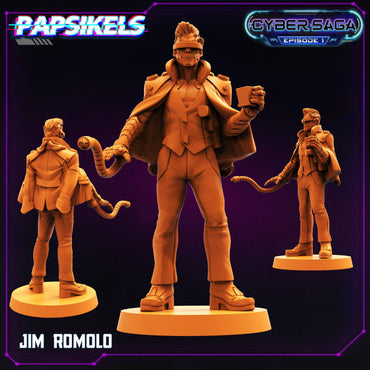 3D Printed Papsikels Cyberpunk Sci-Fi Jim Romolo Cyber Saga - 28mm 32mm (Online Only)