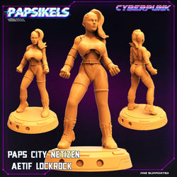 3D Printed Papsikels Cyberpunk Sci-Fi Law Upholders Set - 28mm 32mm (Online Only)