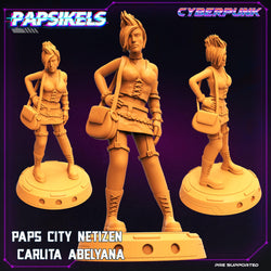 3D Printed Papsikels Cyberpunk Sci-Fi Law Upholders Set - 28mm 32mm (Online Only)