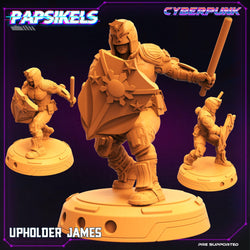 3D Printed Papsikels Cyberpunk Sci-Fi Law Upholders Set - 28mm 32mm (Online Only)