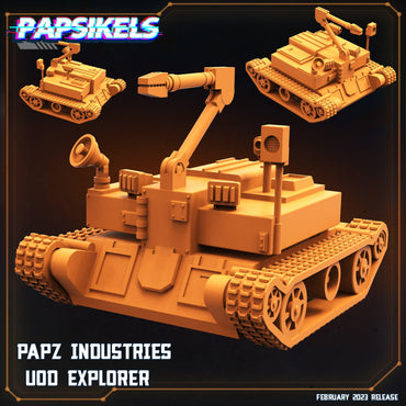 3D Printed Papsikels Cyberpunk Sci-Fi - Papz Industries Uod Explorer - 28mm 32mm (Online Only)