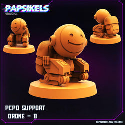 3D Printed Papsikels Cyberpunk Sci-Fi Pcpd Support Drone Set - 28mm 32mm (Online Only)