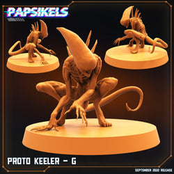 3D Printed Papsikels Cyberpunk Sci-Fi Proto Keeler Set - 28mm 32mm (Online Only)