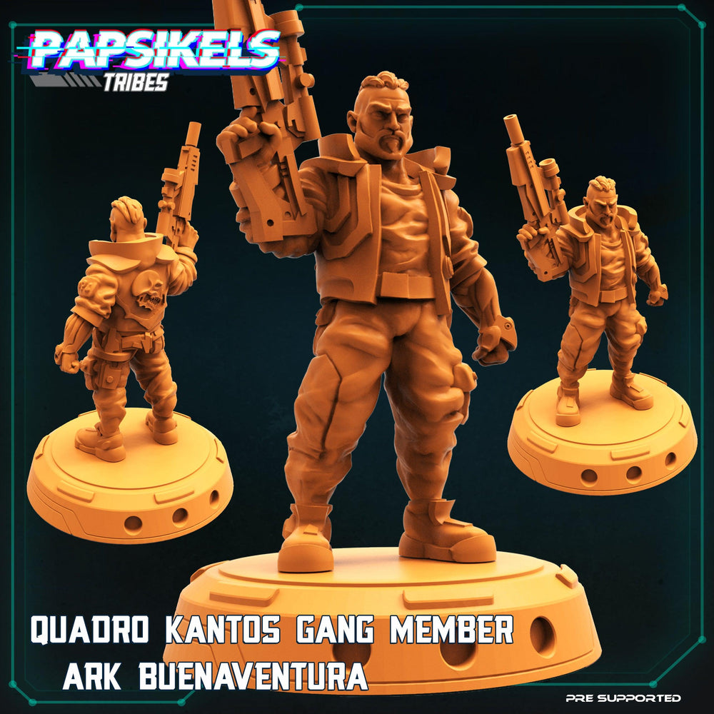 3D Printed Papsikels Cyberpunk Sci-Fi Quadro Kantos Gang Ark Buenaventura - 28mm 32mm (Online Only)