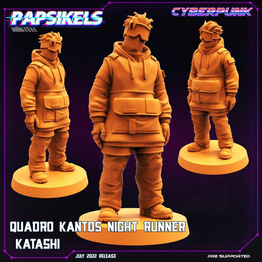 3D Printed Papsikels Cyberpunk Sci-Fi Quadro Kantos Set - 28mm 32mm (Online Only)