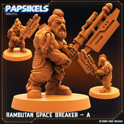 3D Printed Papsikels Cyberpunk Sci-Fi Rambutan Space Breakers Set - 28mm 32mm (Online Only)