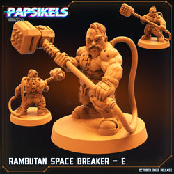 3D Printed Papsikels Cyberpunk Sci-Fi Rambutan Space Breakers Set - 28mm 32mm (Online Only)