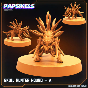 3D Printed Papsikels Cyberpunk Sci-Fi Skull Hunter Hounds Set - 28mm 32mm (Online Only)
