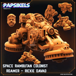 3D Printed Papsikels Cyberpunk Sci-Fi Space Rambutan Colonial Set - 28mm 32mm (Online Only)