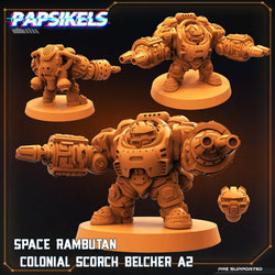 3D Printed Papsikels Cyberpunk Sci-Fi Space Rambutan Colonial Set - 28mm 32mm (Online Only)