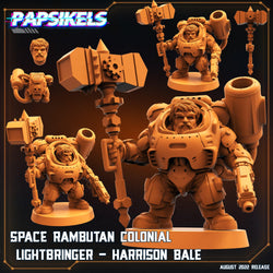 3D Printed Papsikels Cyberpunk Sci-Fi Space Rambutan Set - 28mm 32mm (Online Only)