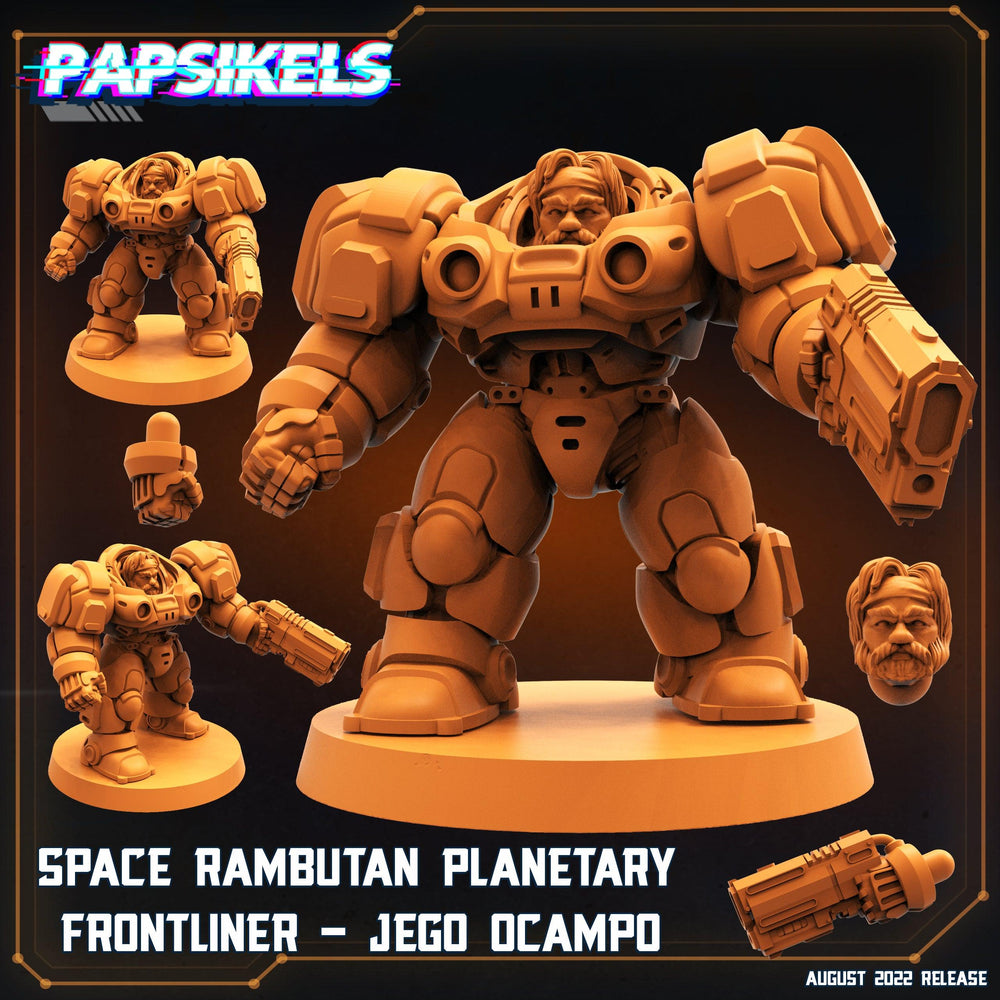 3D Printed Papsikels Cyberpunk Sci-Fi Space Rambutan Set - 28mm 32mm (Online Only)