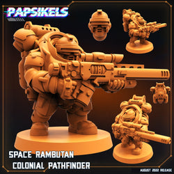 3D Printed Papsikels Cyberpunk Sci-Fi Space Rambutan Set - 28mm 32mm (Online Only)