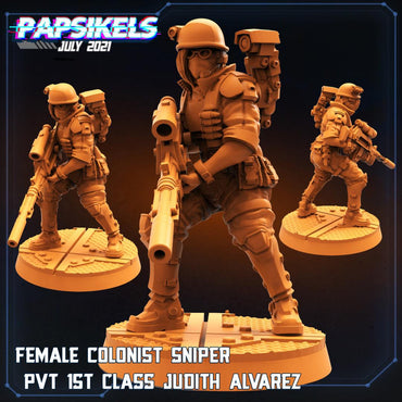 3D Printed Papsikels Cyberpunk Sci-Fi Team Valkyrie Set - 28mm 32mm (Online Only)