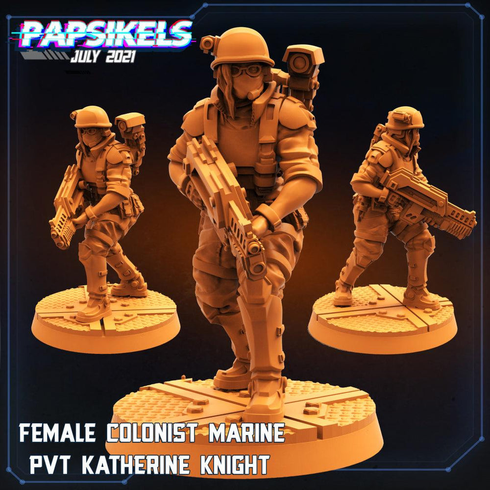 3D Printed Papsikels Cyberpunk Sci-Fi Team Valkyrie Set - 28mm 32mm (Online Only)