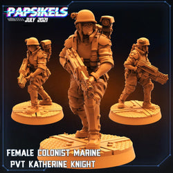 3D Printed Papsikels Cyberpunk Sci-Fi Team Valkyrie Set - 28mm 32mm (Online Only)