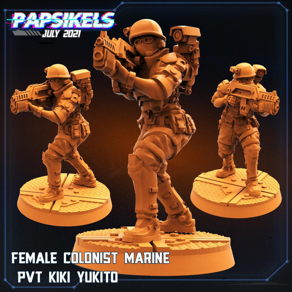 3D Printed Papsikels Cyberpunk Sci-Fi Team Valkyrie Set - 28mm 32mm (Online Only)